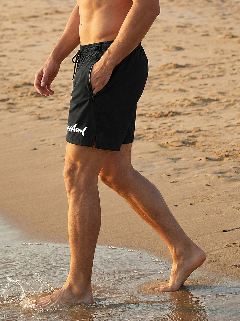 Shark Graphic Men's Board Shor - Men'S Formal Beach Wear ulasan dan harga